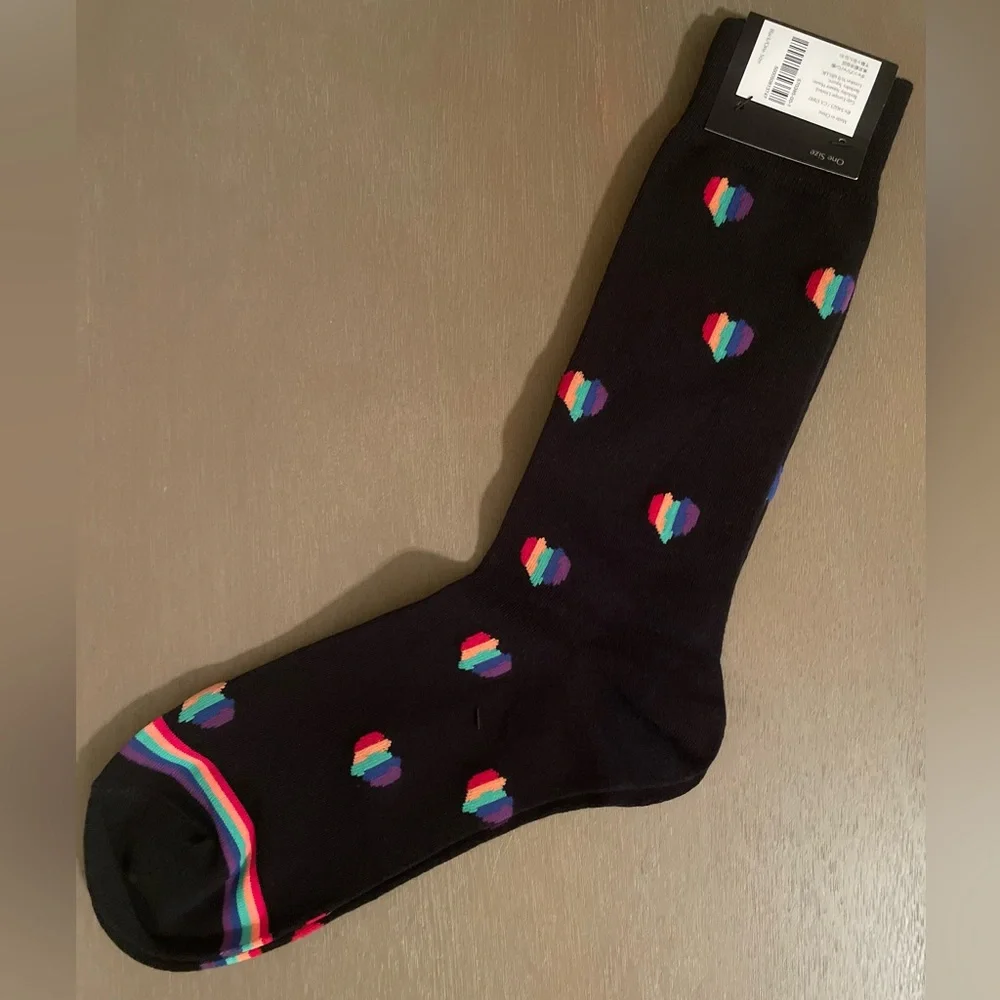 ⭐️ 5/$25 Banana Republic rainbow heart socks